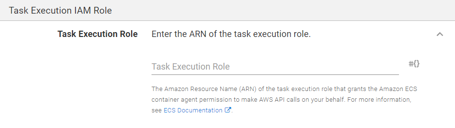 ECS Step Task Execution IAM Role