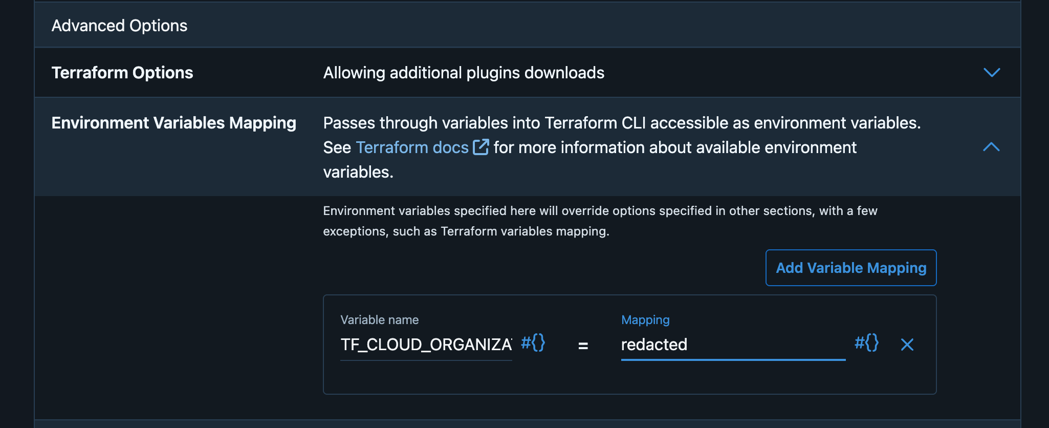 setting environment variables in octopus project