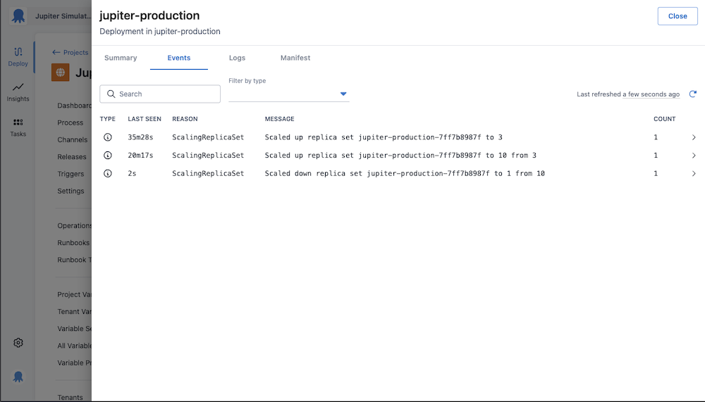 Object events