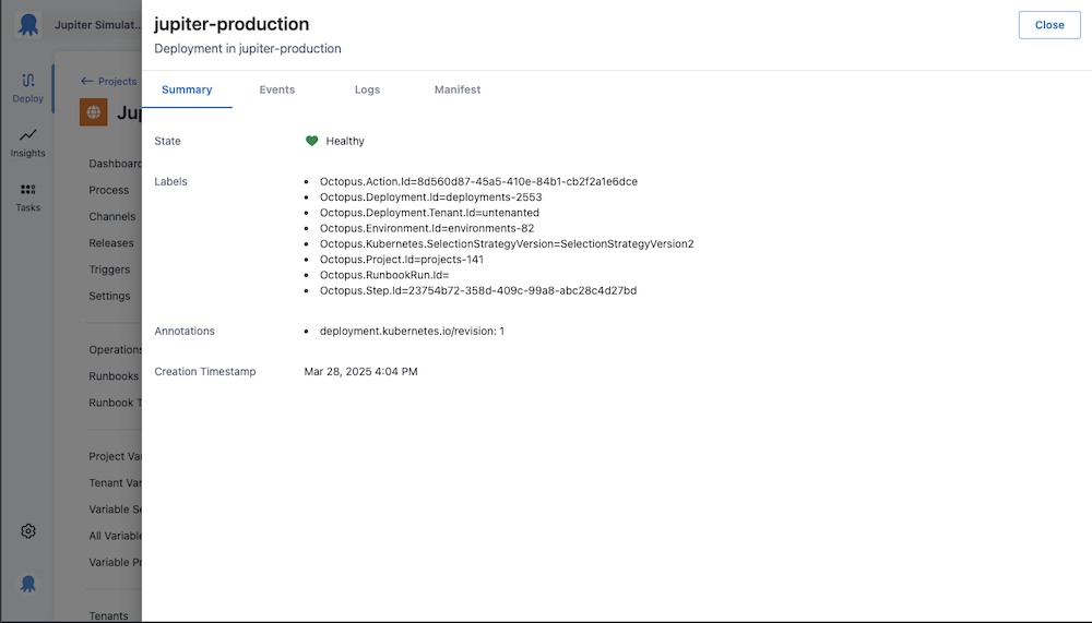 Object summary
