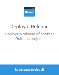 Deploy release step card