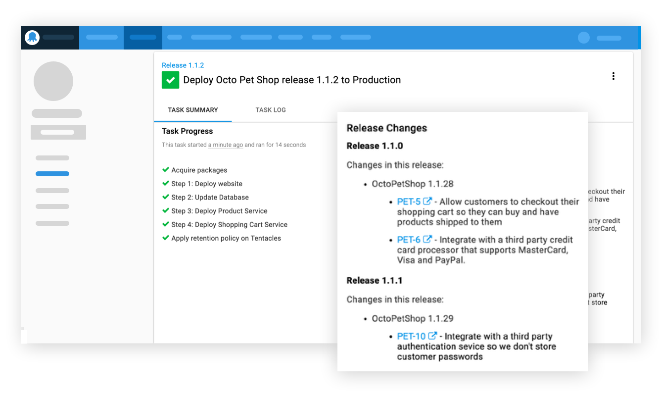 See the Jira issues included in Octopus releases