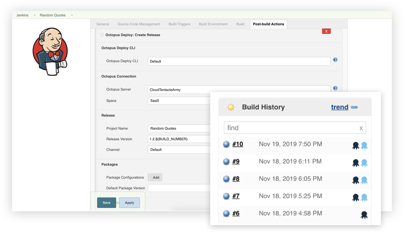 Octopus Deploy Jenkins Plugin